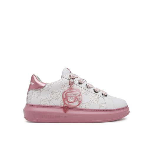 KARL LAGERFELD Sneakersy KL62522 Biały ze sklepu MODIVO w kategorii Buty sportowe damskie - zdjęcie 182636599