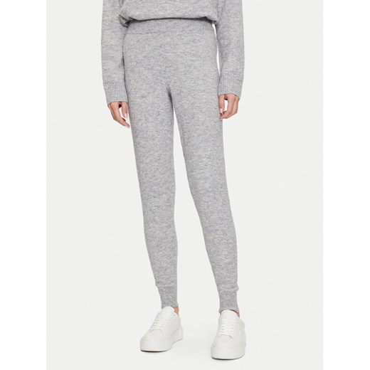Athlecia Spodnie dresowe Daviana W Knitted EA243337 Szary Regular Fit ze sklepu MODIVO w kategorii Spodnie damskie - zdjęcie 182636609