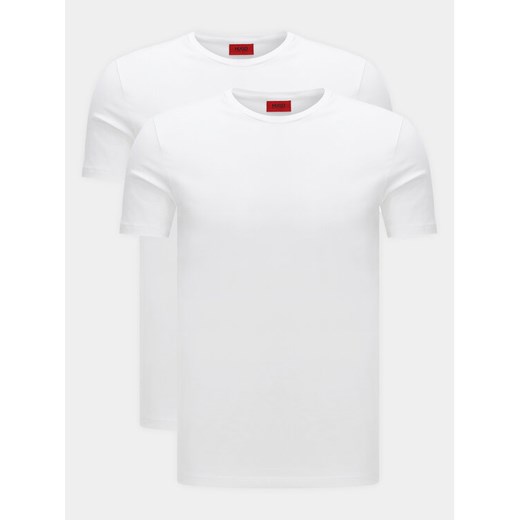 Hugo Komplet 2 t-shirtów Round 50325440 Biały Regular Fit ze sklepu MODIVO w kategorii T-shirty męskie - zdjęcie 182636615