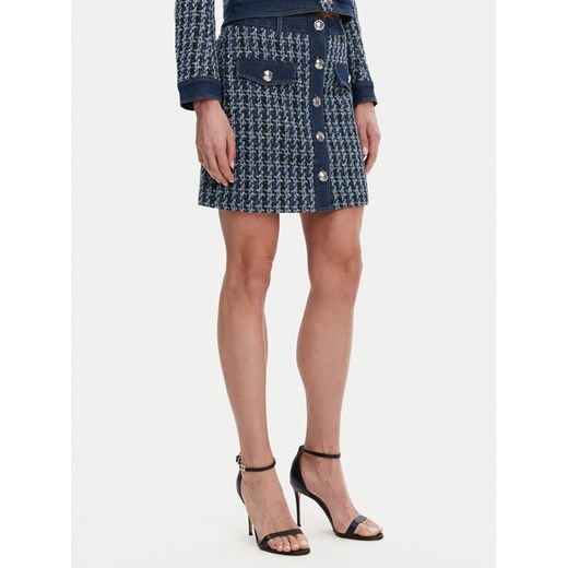 Morgan Spódnica mini 251-JIKI Niebieski Regular Fit ze sklepu MODIVO w kategorii Spódnice - zdjęcie 182636646