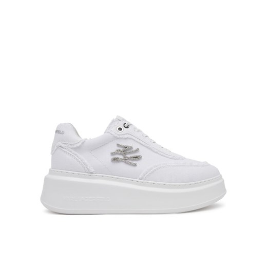 KARL LAGERFELD Sneakersy KL63523 Biały ze sklepu MODIVO w kategorii Buty sportowe damskie - zdjęcie 182636679