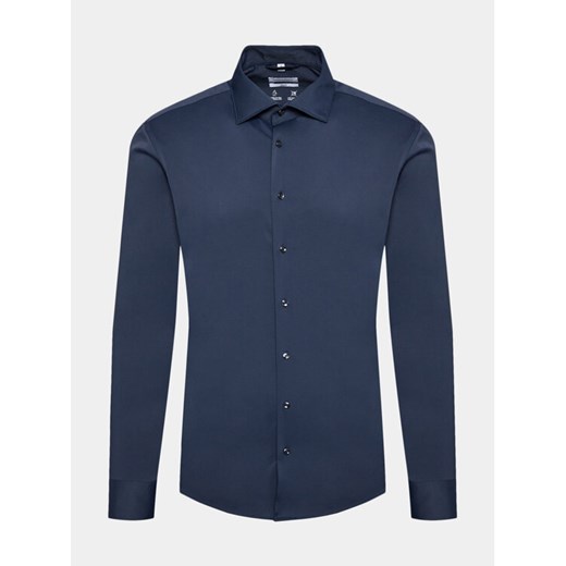 Seidensticker Koszula 01.650400 Granatowy Slim Fit ze sklepu MODIVO w kategorii Koszule męskie - zdjęcie 182636686