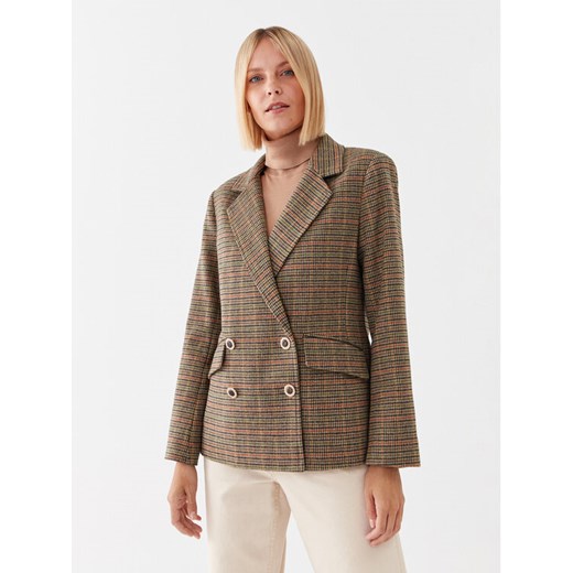 IXIAH Marynarka X221-20140 Beżowy Regular Fit ze sklepu MODIVO w kategorii Marynarki damskie - zdjęcie 182636698