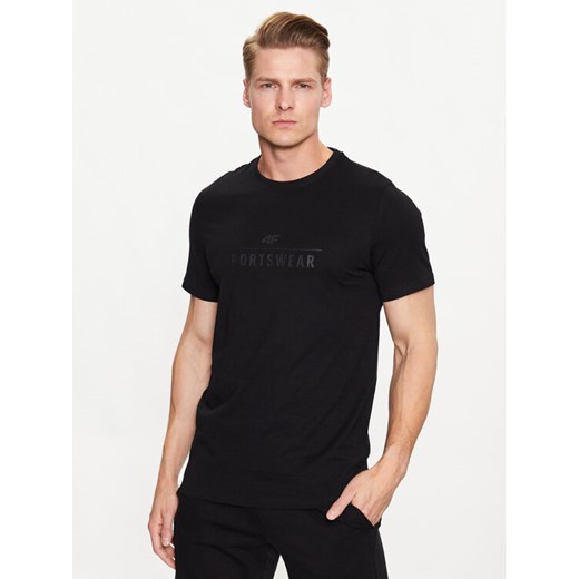 4F T-Shirt 4FSS23TTSHM539 Czarny Regular Fit ze sklepu MODIVO w kategorii T-shirty męskie - zdjęcie 182636716