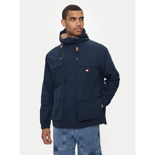 Tommy Jeans Parka Utility DM0DM18905 Granatowy Regular Fit ze sklepu MODIVO w kategorii Parki męskie - zdjęcie 182636745