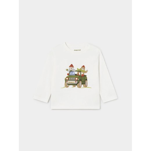 Mayoral Bluzka 2034 Écru Regular Fit ze sklepu MODIVO w kategorii Bluzy i swetry - zdjęcie 182636768