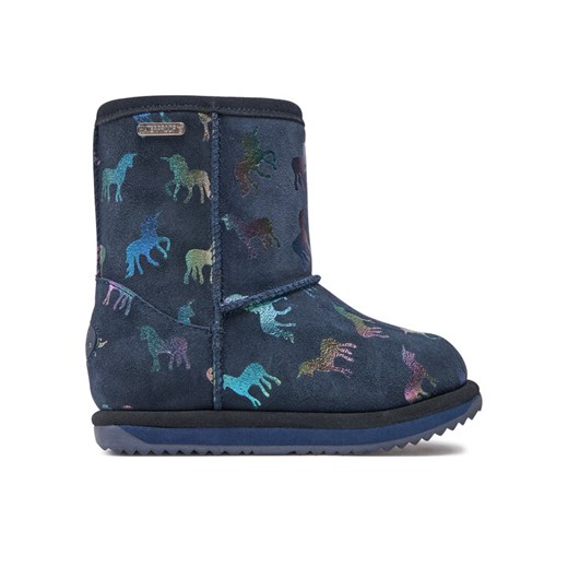 EMU Australia Śniegowce Rainbow Unicorn Brumby K12373 Granatowy ze sklepu MODIVO w kategorii Buty zimowe dziecięce - zdjęcie 182636787