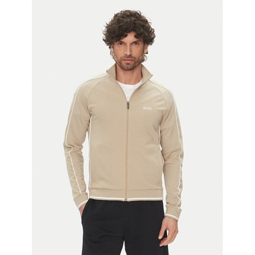 BOSS Bluza 50540792 Beżowy Regular Fit ze sklepu MODIVO w kategorii Bluzy męskie - zdjęcie 182636815