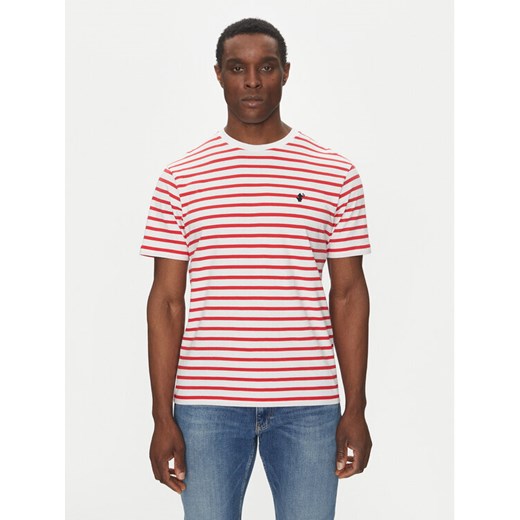 Save The Duck T-Shirt DT1743M BESY20 Czerwony Regular Fit ze sklepu MODIVO w kategorii T-shirty męskie - zdjęcie 182636858