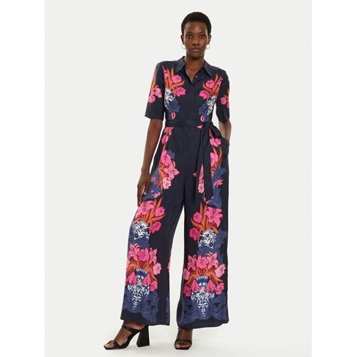 Ted Baker Kombinezon 275641 Granatowy Regular Fit ze sklepu MODIVO w kategorii Kombinezony damskie - zdjęcie 182636859