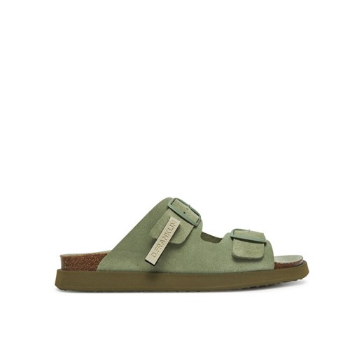 D.Franklin Klapki DFSH407001 Khaki ze sklepu MODIVO w kategorii Klapki damskie - zdjęcie 182636886