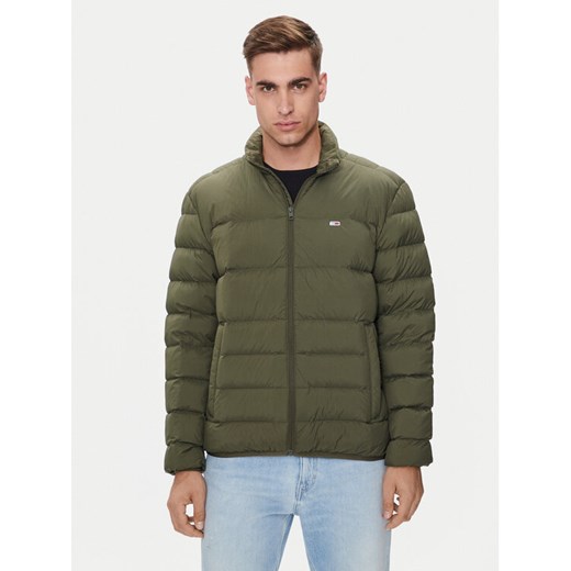Tommy Jeans Kurtka puchowa DM0DM18909 Zielony Regular Fit ze sklepu MODIVO w kategorii Kurtki męskie - zdjęcie 182636999