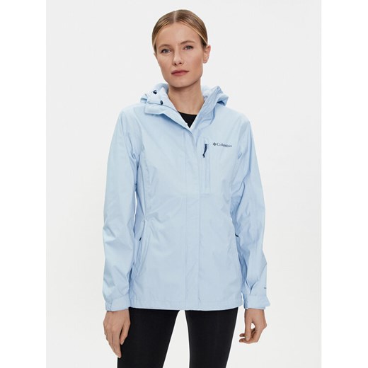 Columbia Kurtka przeciwdeszczowa Pouring Adventure™ II 1760071 Błękitny Regular Fit ze sklepu MODIVO w kategorii Kurtki damskie - zdjęcie 182637036