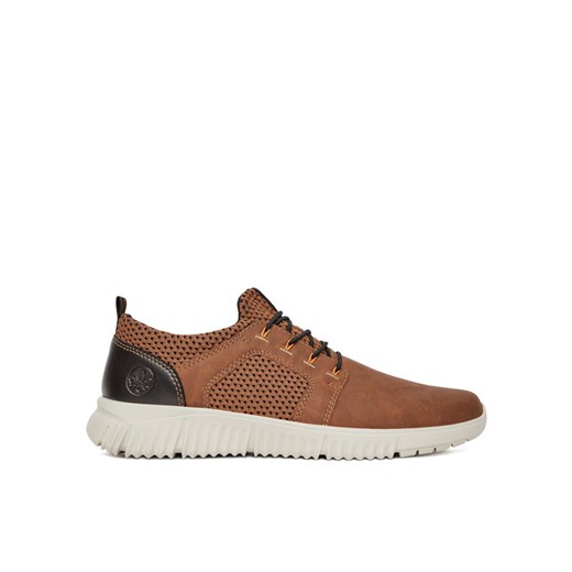Rieker Sneakersy B7588-24 Brązowy ze sklepu MODIVO w kategorii Buty sportowe męskie - zdjęcie 182637068
