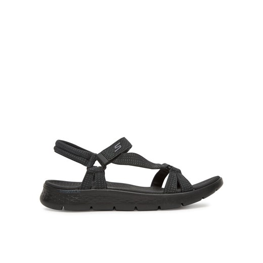 Skechers Sandały Go Walk Flex Sandal-Sublime 141451/BBK Czarny ze sklepu MODIVO w kategorii Sandały damskie - zdjęcie 182637087