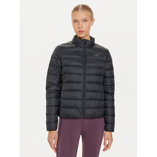 4F Kurtka zimowa 4FWAW24TDJAF467 Czarny Slim Fit ze sklepu MODIVO w kategorii Kurtki damskie - zdjęcie 182637127