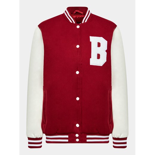 Brave Soul Kurtka bomber LJK-LUCYPKC Czerwony Regular Fit ze sklepu MODIVO w kategorii Kurtki damskie - zdjęcie 182637149