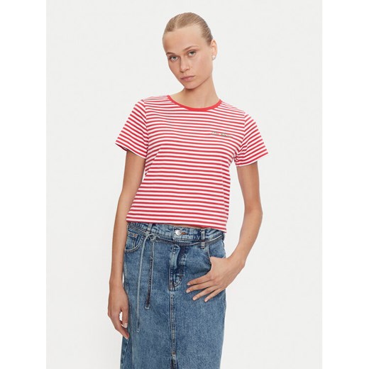 Noisy May T-Shirt 27025691 Czerwony Regular Fit ze sklepu MODIVO w kategorii Bluzki damskie - zdjęcie 182637187