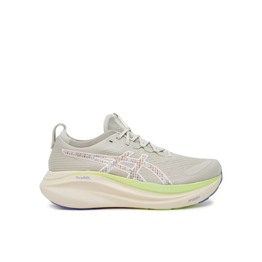 Asics Buty do biegania Gel-Nimbus 27 Tr 1011C024 Zielony ze sklepu MODIVO w kategorii Buty sportowe męskie - zdjęcie 182637199
