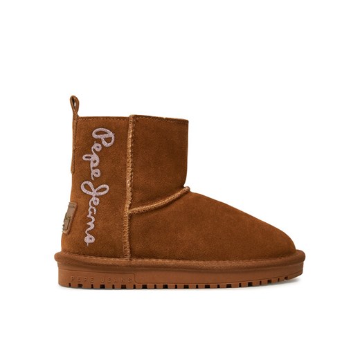 Pepe Jeans Śniegowce PGS50199 Brązowy ze sklepu MODIVO w kategorii Buty zimowe dziecięce - zdjęcie 182637247