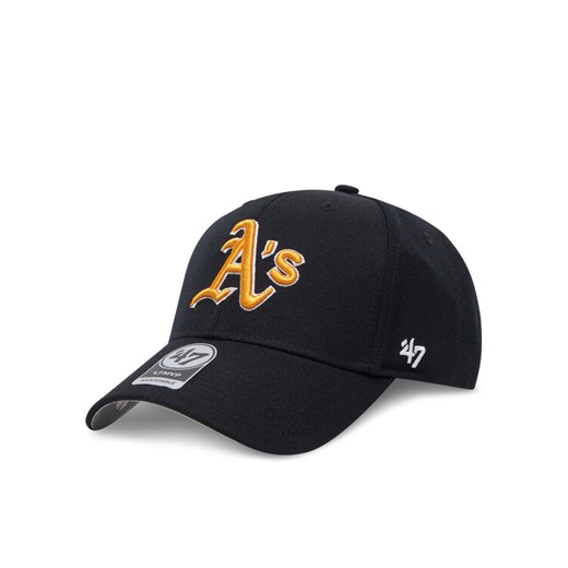 47 Brand Czapka z daszkiem MLB Oakland Athletics '47 MVP B-MVP18WBV Czarny ze sklepu MODIVO w kategorii Czapki z daszkiem męskie - zdjęcie 182637337