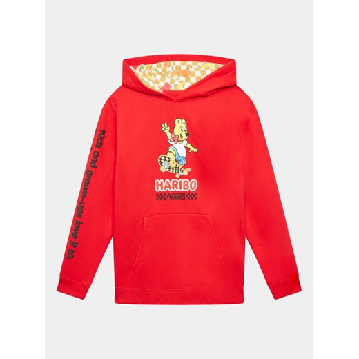 Vans Bluza HARIBO VN00086G Czerwony Regular Fit ze sklepu MODIVO w kategorii Bluzy chłopięce - zdjęcie 182637408