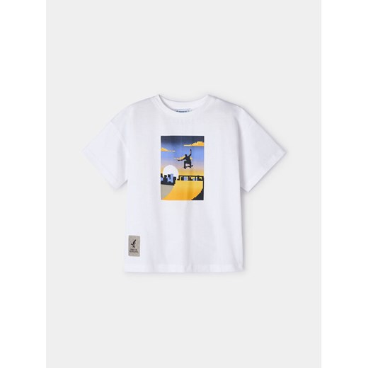 Mayoral T-Shirt 3015 Biały Regular Fit ze sklepu MODIVO w kategorii T-shirty chłopięce - zdjęcie 182637485