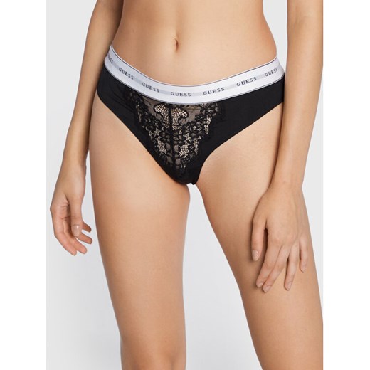 Guess Stringi Belle O2BE00 KBBT0 Czarny ze sklepu MODIVO w kategorii Majtki damskie - zdjęcie 182637566
