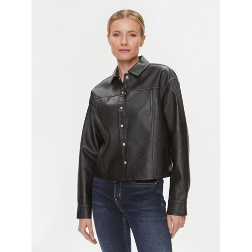 Calvin Klein Jeans Koszula J20J223240 Czarny Relaxed Fit ze sklepu MODIVO w kategorii Koszule damskie - zdjęcie 182637568