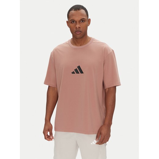 adidas T-Shirt Z.N.E. JC5480 Różowy Loose Fit ze sklepu MODIVO w kategorii T-shirty męskie - zdjęcie 182637575