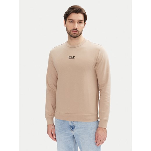 EA7 Emporio Armani Bluza 8NPM30 PJVRZ U6155 Beżowy Regular Fit ze sklepu MODIVO w kategorii Bluzy męskie - zdjęcie 182637656