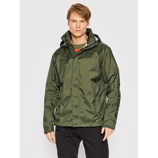 Marmot Kurtka przeciwdeszczowa PreCip Eco 41500 Zielony Regular Fit ze sklepu MODIVO w kategorii Kurtki męskie - zdjęcie 182637726