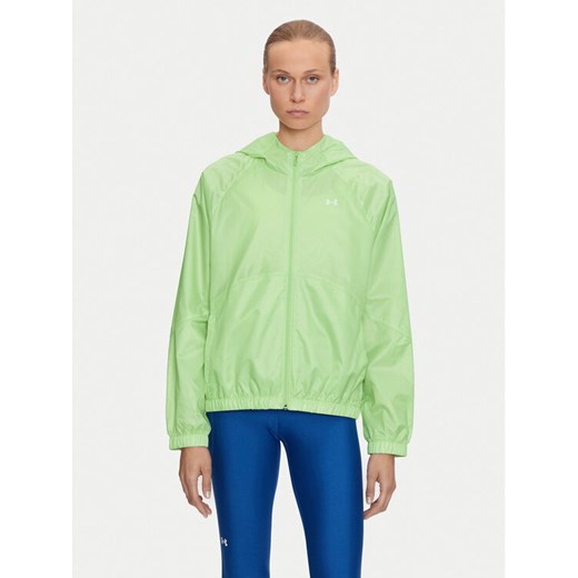 Under Armour Wiatrówka UA Rival Sport 1382698 Zielony Regular Fit ze sklepu MODIVO w kategorii Kurtki damskie - zdjęcie 182637776