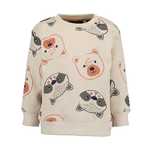 Blue Seven Bluza 984102 X Beżowy Regular Fit ze sklepu MODIVO w kategorii Bluzy chłopięce - zdjęcie 182637778