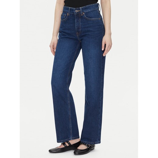 Pepe Jeans Jeansy Robyn PL204901 Niebieski Straight Fit ze sklepu MODIVO w kategorii Jeansy damskie - zdjęcie 182637795