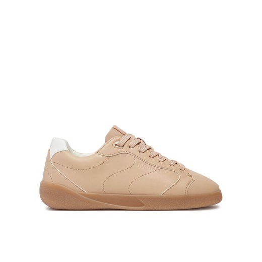 Hugo Sneakersy Riven 50523514 Beżowy ze sklepu MODIVO w kategorii Buty sportowe damskie - zdjęcie 182637907
