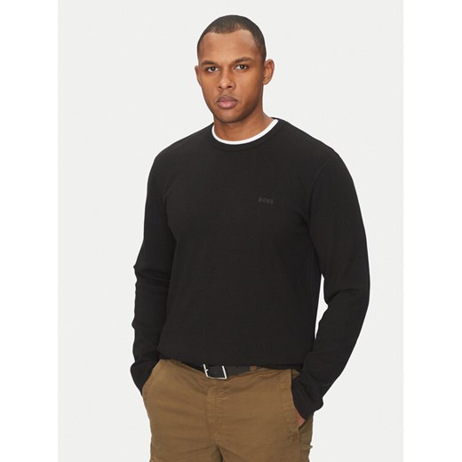 BOSS Longsleeve Tempesto 50520725 Czarny Regular Fit ze sklepu MODIVO w kategorii T-shirty męskie - zdjęcie 182637975