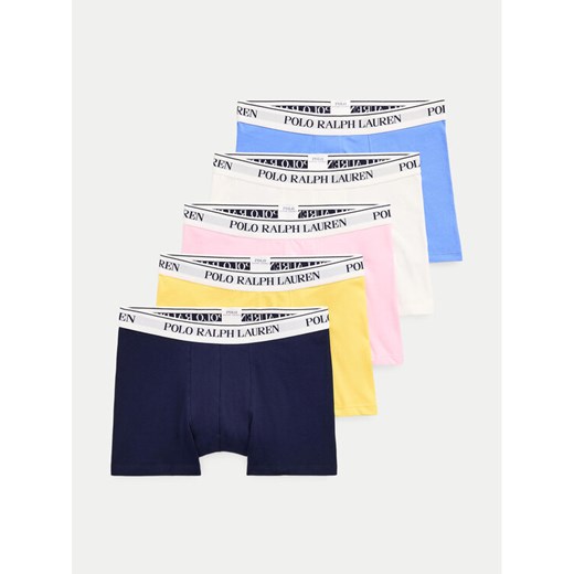 Polo Ralph Lauren Komplet 5 par bokserek 714864292016 Kolorowy ze sklepu MODIVO w kategorii Majtki męskie - zdjęcie 182638029