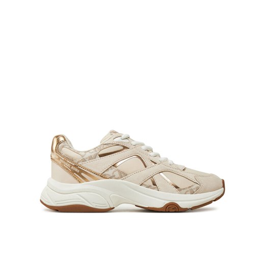 MICHAEL Michael Kors Sneakersy 43F4LEFS5S Beżowy ze sklepu MODIVO w kategorii Buty sportowe damskie - zdjęcie 182638037