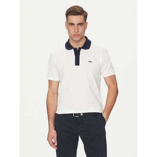 Lacoste Polo PH9879 Biały Classic Fit ze sklepu MODIVO w kategorii T-shirty męskie - zdjęcie 182638046