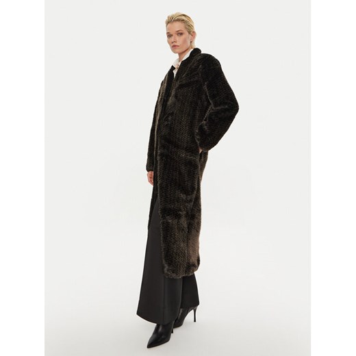 Bruuns Bazaar Futro Casala BBW4153 Brązowy Regular Fit ze sklepu MODIVO w kategorii Futra damskie - zdjęcie 182638118