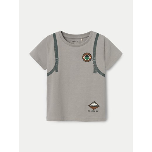 NAME IT T-Shirt 13232049 Szary Regular Fit ze sklepu MODIVO w kategorii T-shirty chłopięce - zdjęcie 182638207