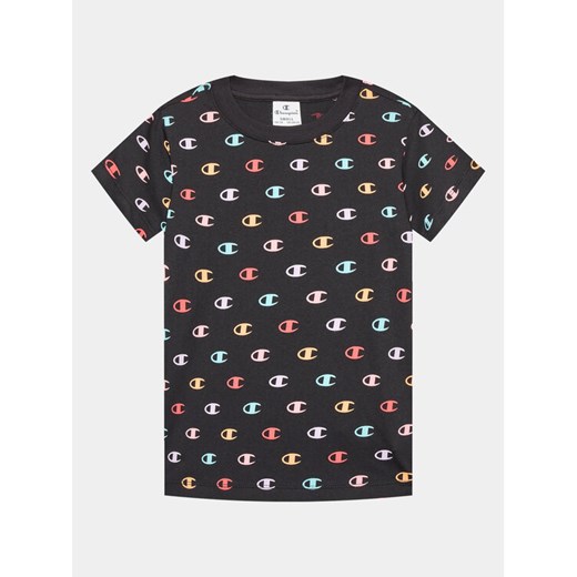 Champion T-Shirt 404617 Czarny Regular Fit ze sklepu MODIVO w kategorii T-shirty chłopięce - zdjęcie 182638236