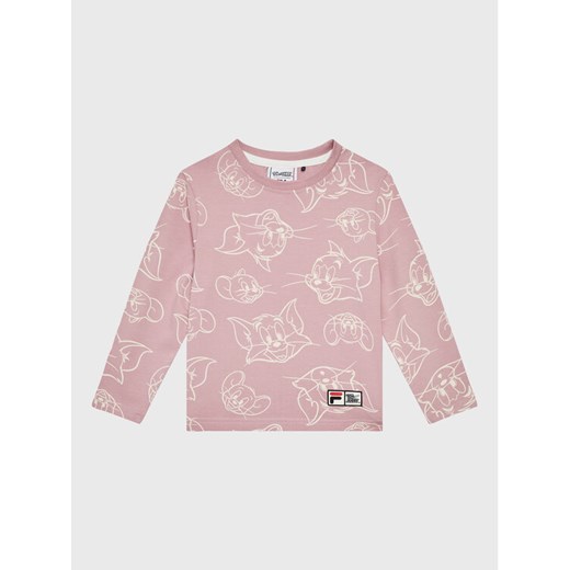 Fila Bluzka Topeka 771173 Fioletowy Regular Fit ze sklepu MODIVO w kategorii Bluzki dziewczęce - zdjęcie 182638267