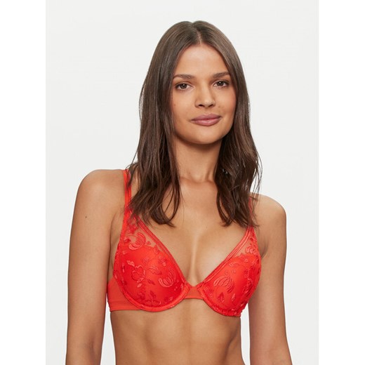 Chantelle Biustonosz push-up Philter C22CNR Pomarańczowy ze sklepu MODIVO w kategorii Biustonosze - zdjęcie 182638275