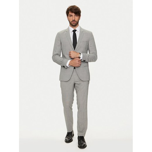 Hugo Garnitur Arti/Hesten232X 50519444 Szary Extra Slim Fit ze sklepu MODIVO w kategorii Garnitury męskie - zdjęcie 182638339