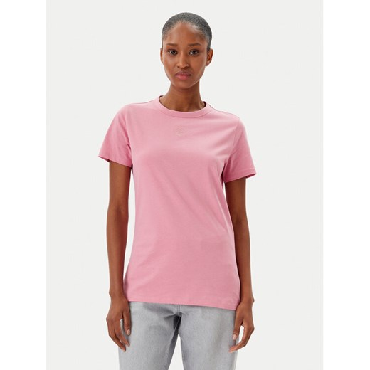 BOSS T-Shirt C_Elogo_21 50540260 Różowy Slim Fit ze sklepu MODIVO w kategorii Bluzki damskie - zdjęcie 182638346