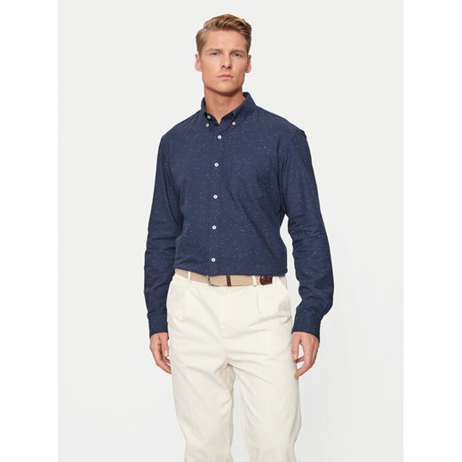 Pierre Cardin Koszula 41020/0360/6323 Granatowy Regular Fit ze sklepu MODIVO w kategorii Koszule męskie - zdjęcie 182638358