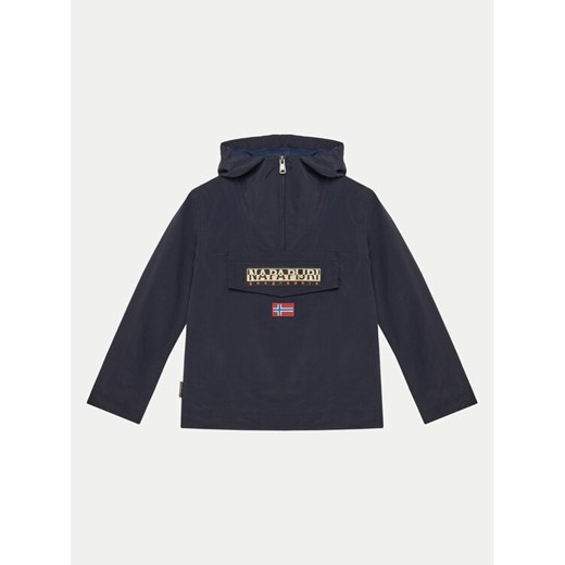 Napapijri Kurtka anorak Rainforest Sum 4 NP0A4GGD M Granatowy Regular Fit ze sklepu MODIVO w kategorii Kurtki chłopięce - zdjęcie 182638398