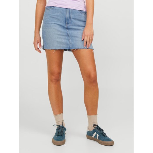 JJXX Spódnica jeansowa Aura 12248571 Niebieski Slim Fit ze sklepu MODIVO w kategorii Spódnice - zdjęcie 182638447